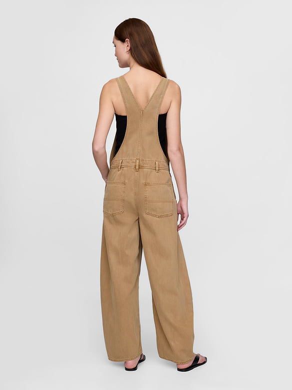 UltraSoft Denim Horseshoe Overalls