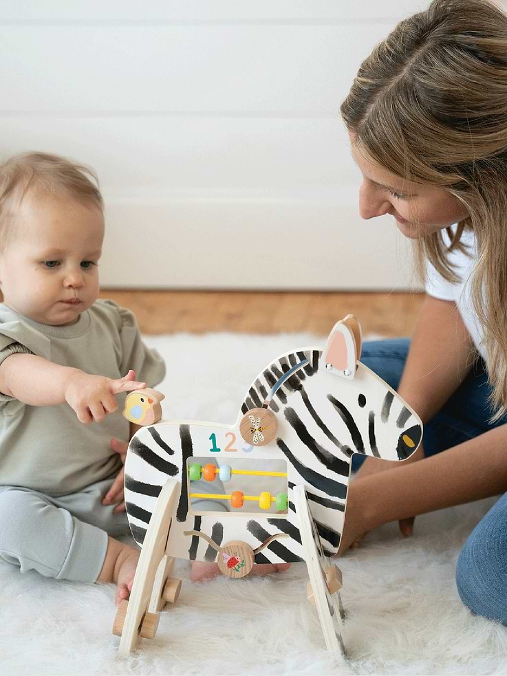Image number 7 showing, Safari Zebra Activity Toy
