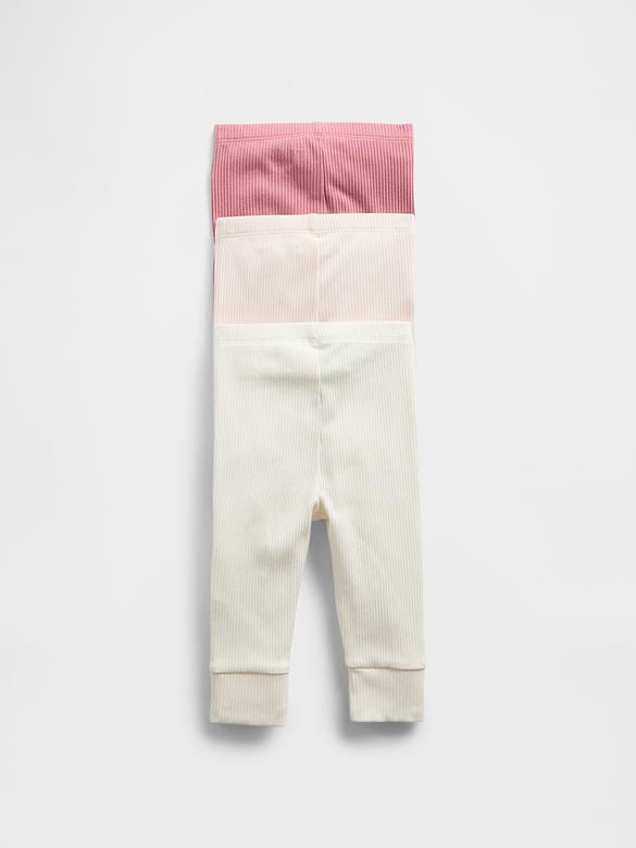 Baby First Favorites TinyRib Pants (3-Pack)