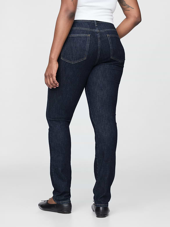 Mid Rise True Skinny Jeans
