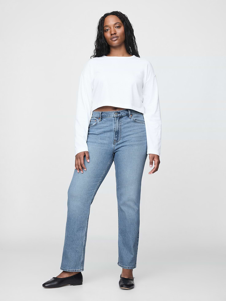 Image number 5 showing, High Rise ’90s Slim Straight Jeans