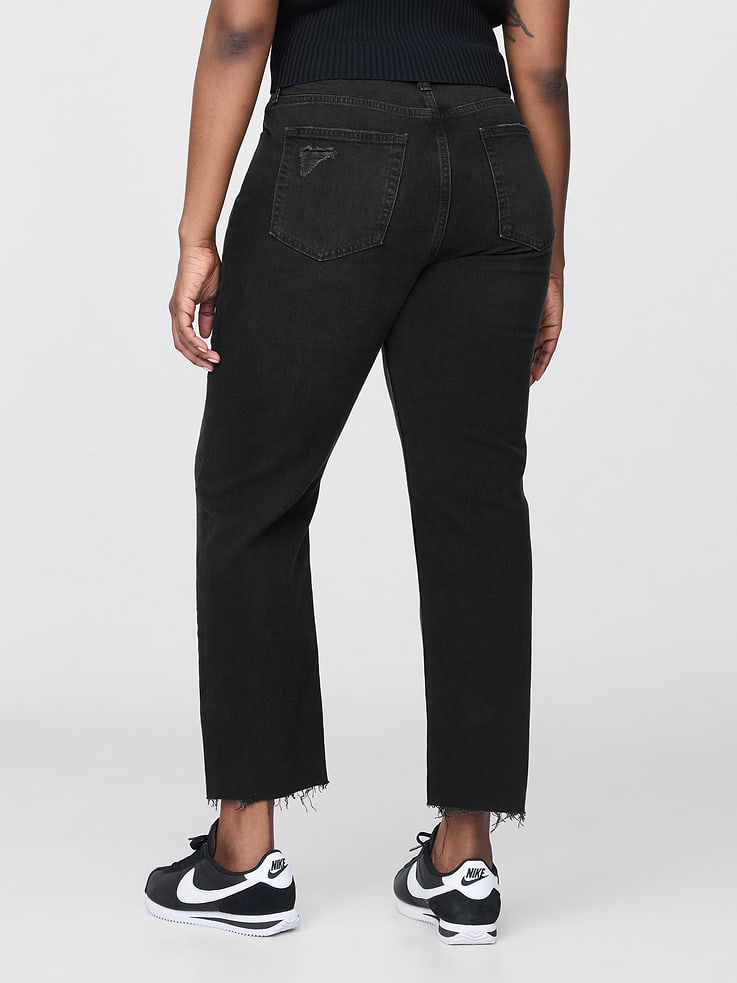 Image number 6 showing, High Rise Cheeky Straight Jeans