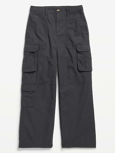 Image number 1 showing, Baggy Cargo Ripstop Pants for Boys