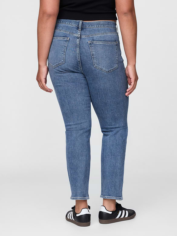 High Rise Vintage Slim Jeans