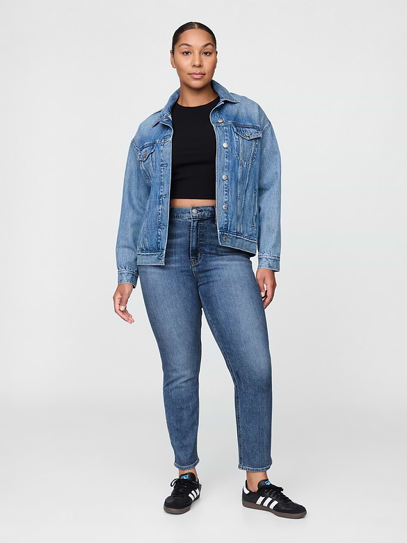 High Rise Vintage Slim Jeans