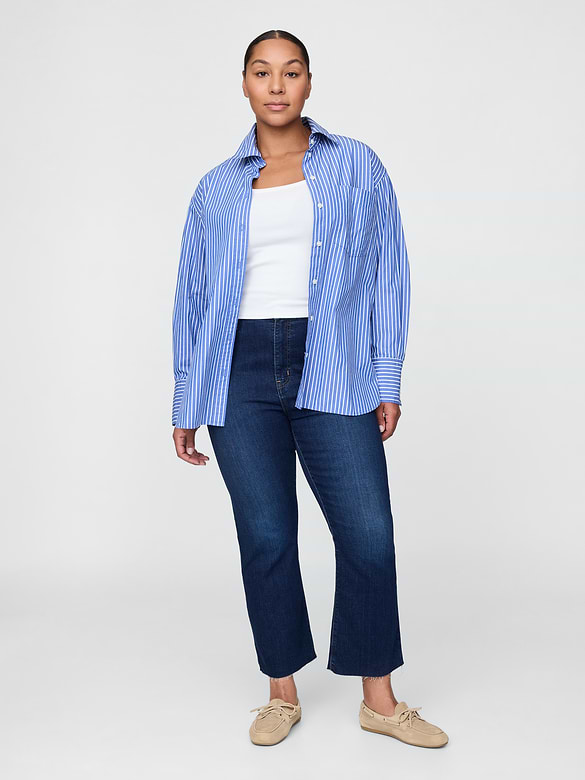 High Rise Kick Flare Jeans