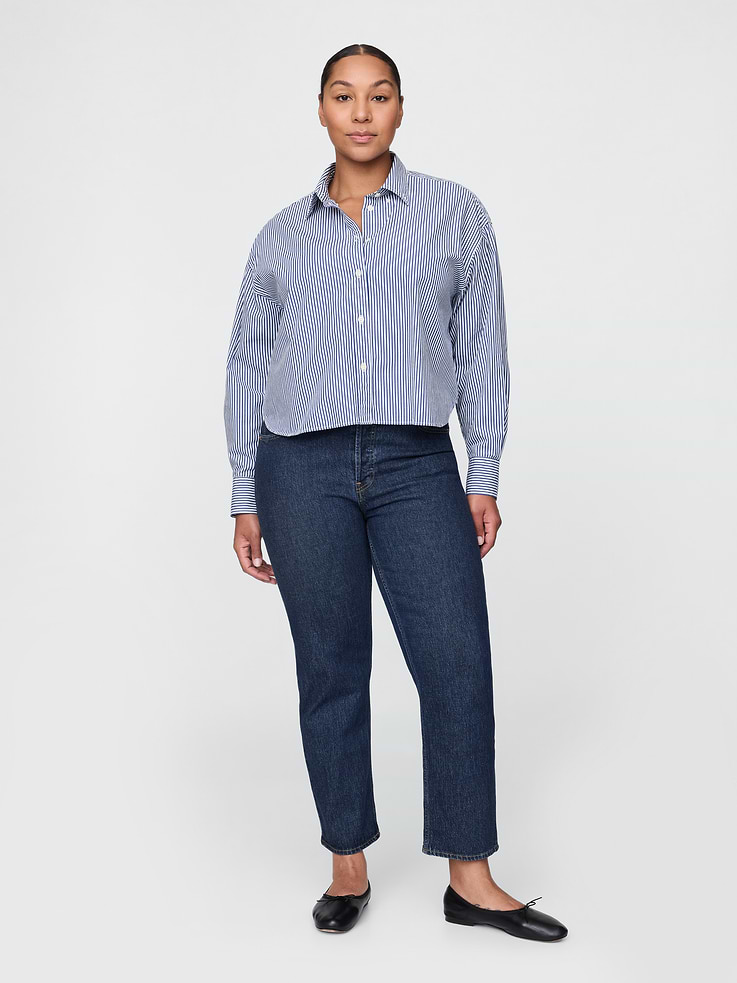 Image number 5 showing, High Rise Cheeky Straight Jeans