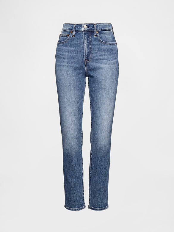 High Rise Vintage Slim Jeans