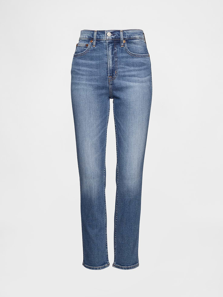 Image number 7 showing, High Rise Vintage Slim Jeans