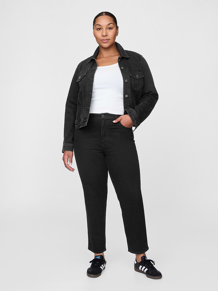 Image number 5 showing, High Rise Cheeky Straight Jeans
