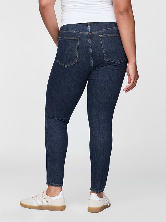 High Rise True Skinny Jeans