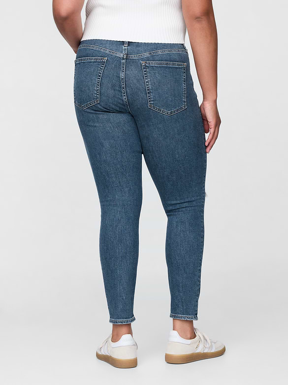 High Rise True Skinny Jeans