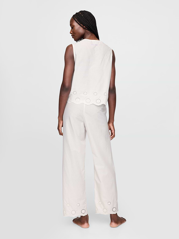 Eyelet Hem PJ Pants