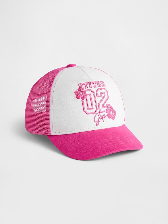 Lilo & Stitch Kids Organic Cotton Trucker Hat