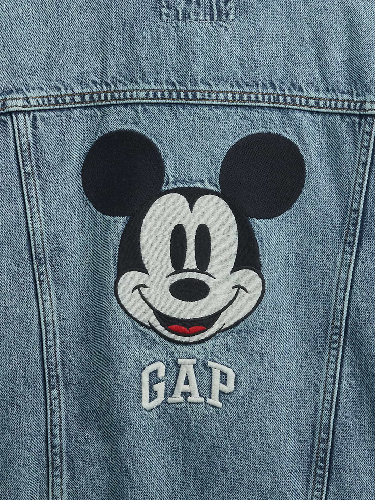 Image number 3 showing, GapKids × Disney Mickey Mouse Relaxed Icon Denim Jacket