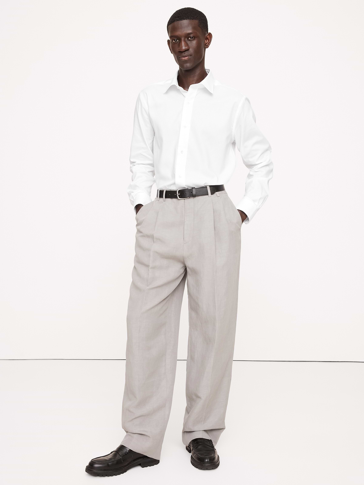 Standard-Fit Wrinkle-Resistant Dress Shirt