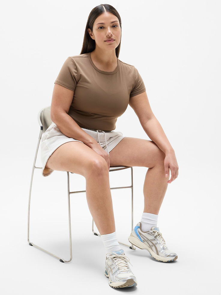 Image number 6 showing, Signature Rib Crop Tee