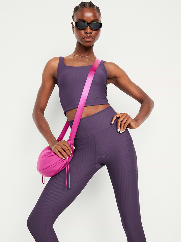 Light Support PowerSoft Rib Longline Sports Bra