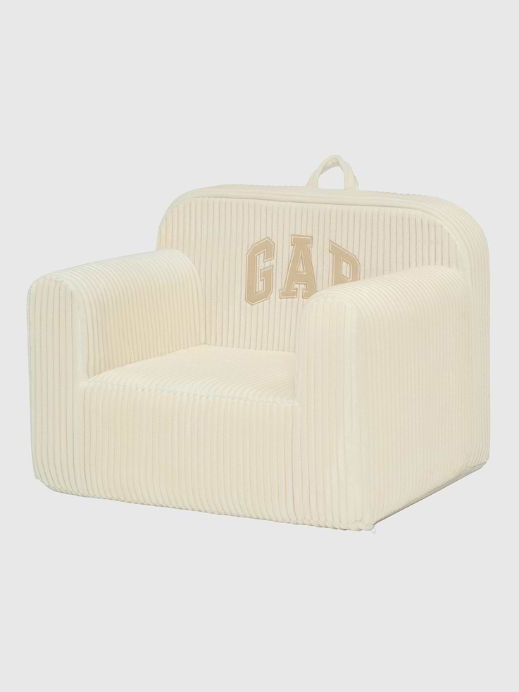 Image number 5 showing, babyGap Ribbed Velour Logo Foam Chair