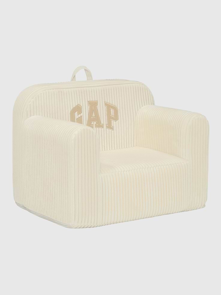 Image number 4 showing, babyGap Ribbed Velour Logo Foam Chair
