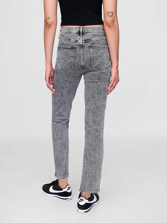 High Rise Vintage Slim Jeans
