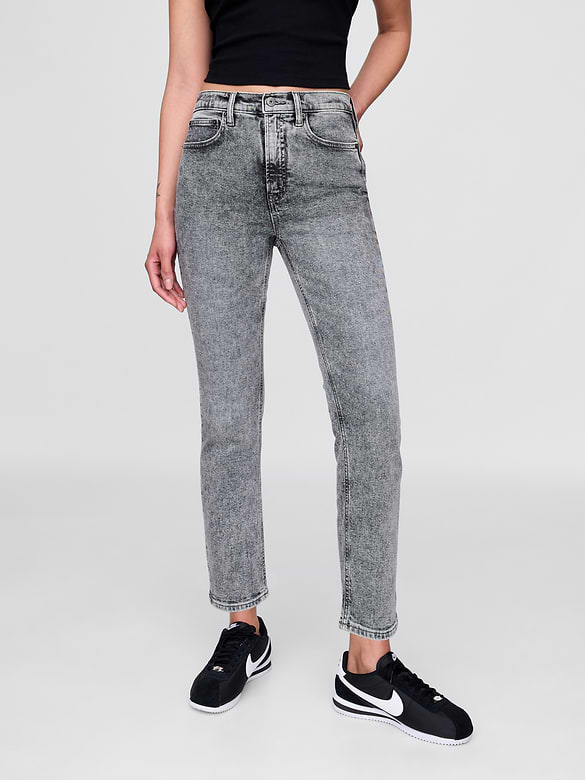 High Rise Vintage Slim Jeans