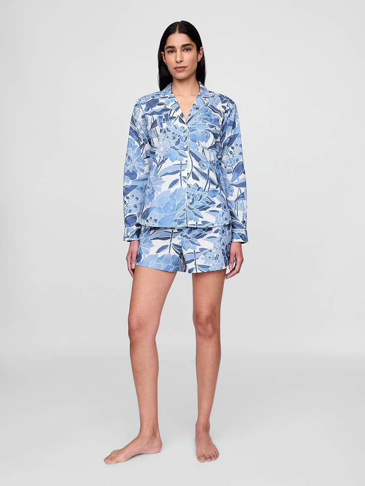 Image number 1 showing, Poplin PJ Boxer Shorts