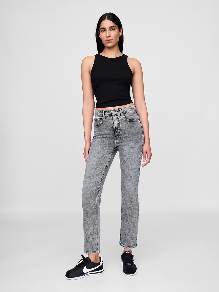 Image number 1 showing, High Rise Vintage Slim Jeans