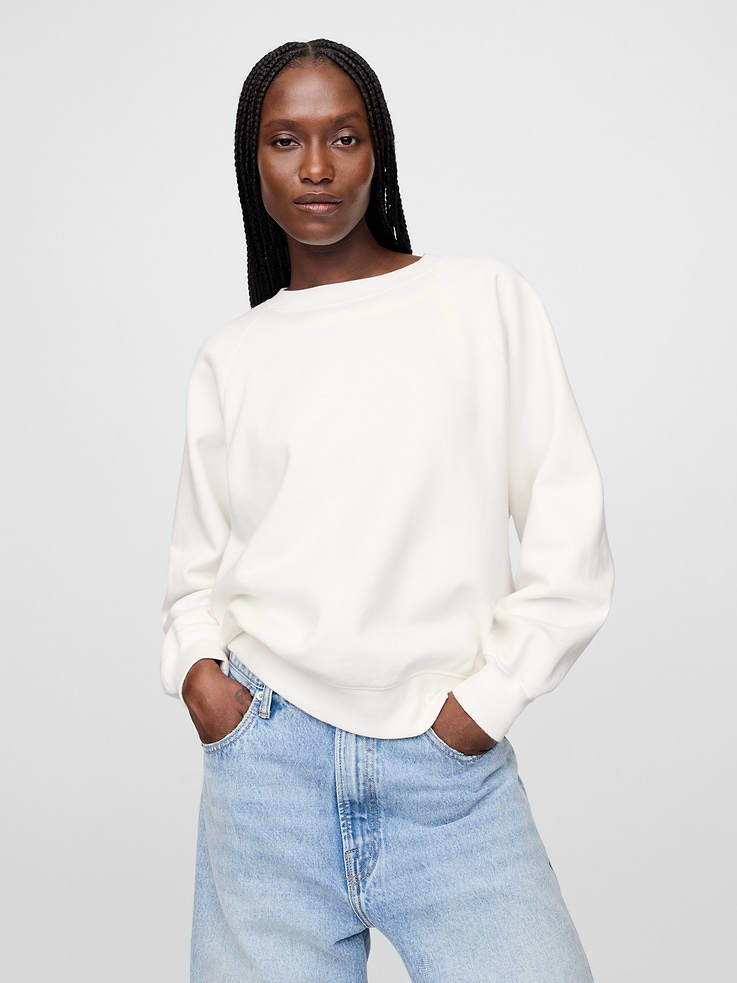 Image number 1 showing, VintageSoft Raglan Sweatshirt