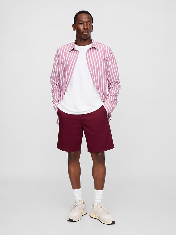 9" Essential Khaki Shorts