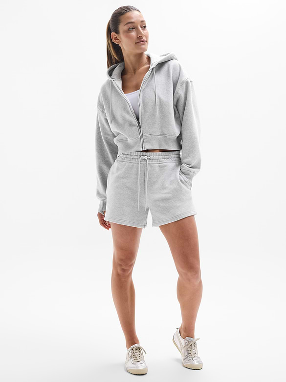 Forever Fleece Mid Rise 4" Short
