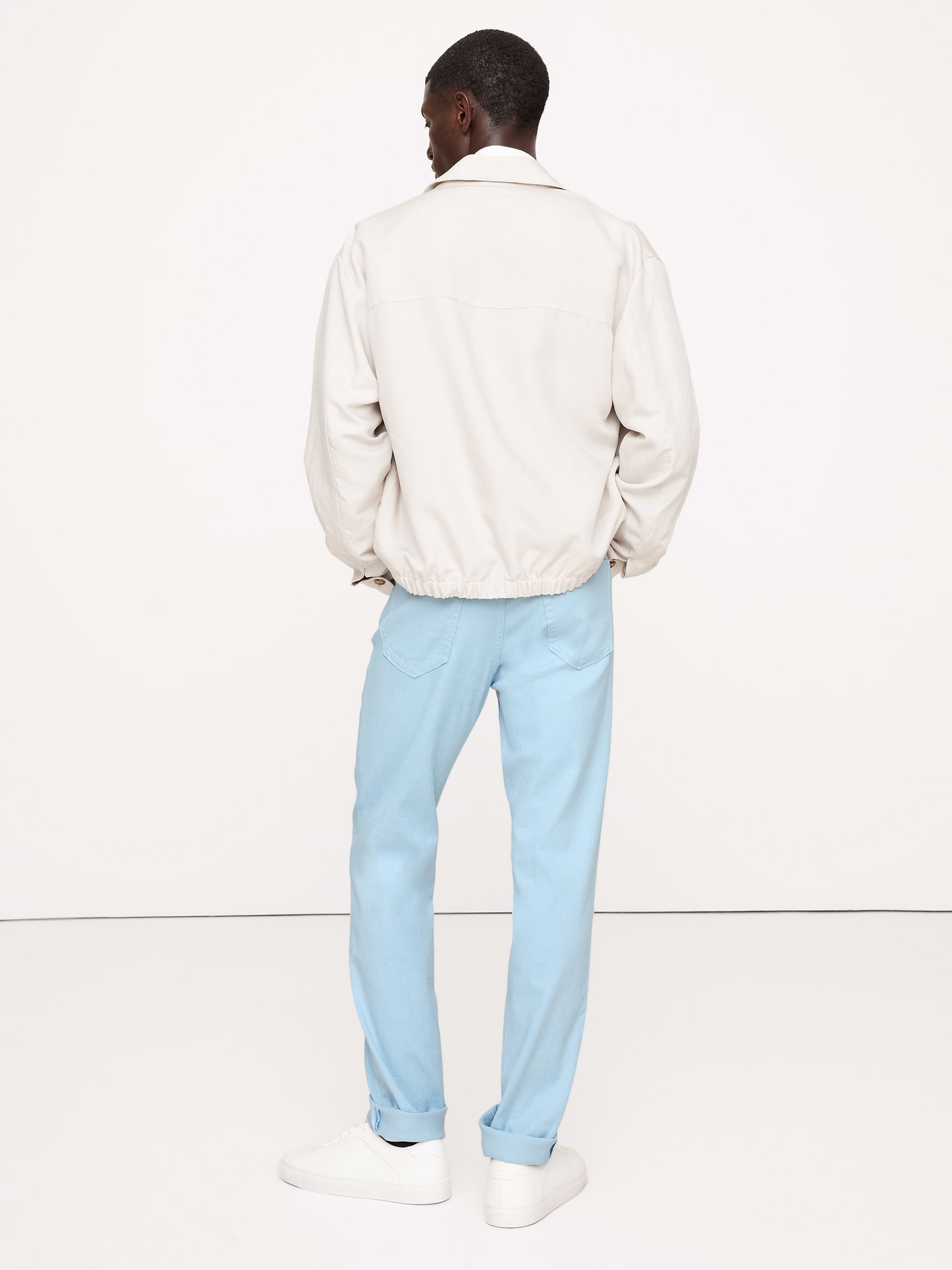 Image 8 of 8, Slim Linen-Cotton Traveler Pant
