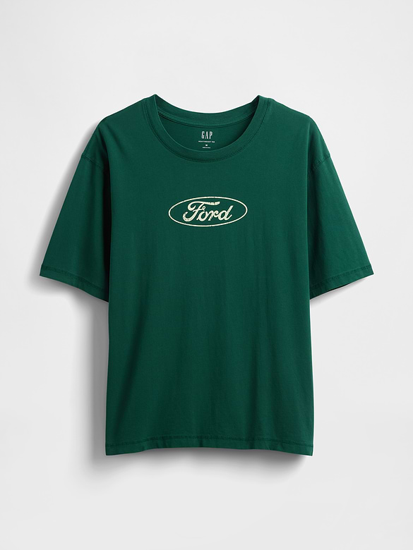 Heavyweight Ford Graphic Crop T-Shirt
