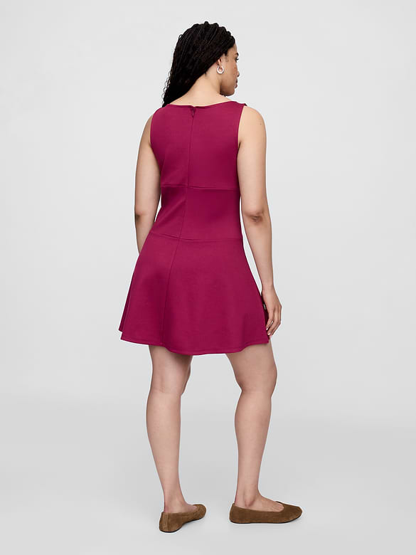 Boatneck Mini Dress