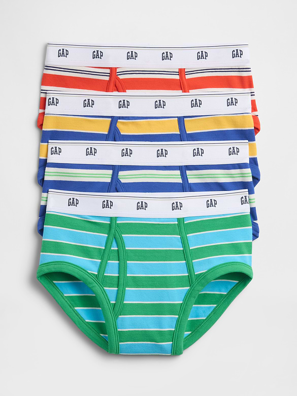 Kids Stripe Briefs (4-Pack)