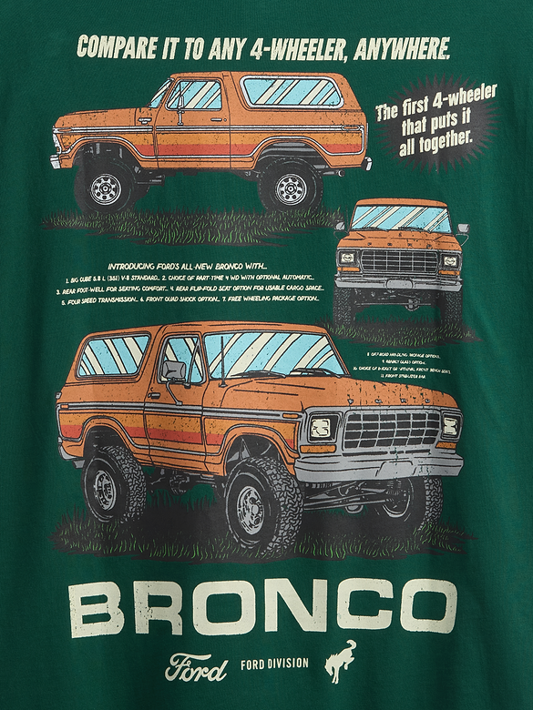 Heavyweight Ford Graphic Crop T-Shirt