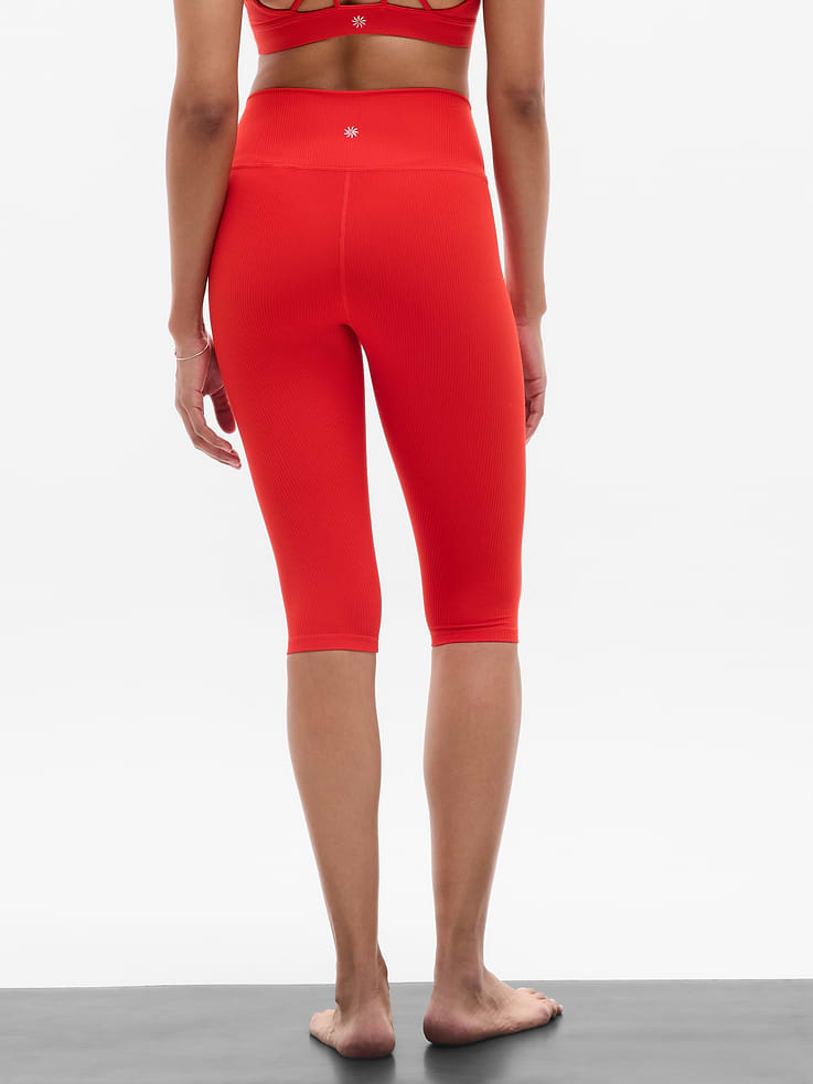 Image number 3 showing, Transcend High Rise Rib Crop Legging