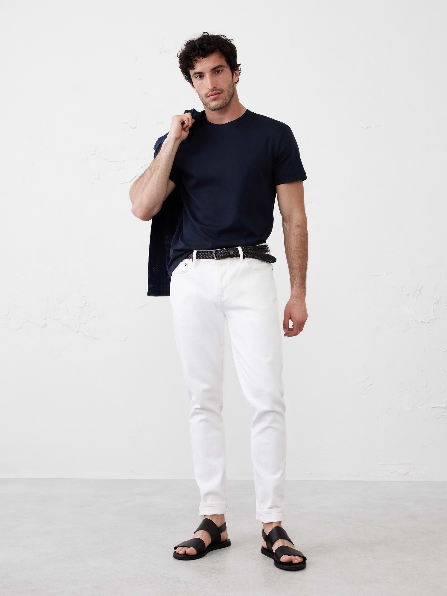 Image number 1 showing, Luxe Touch Crew-Neck T-Shirt