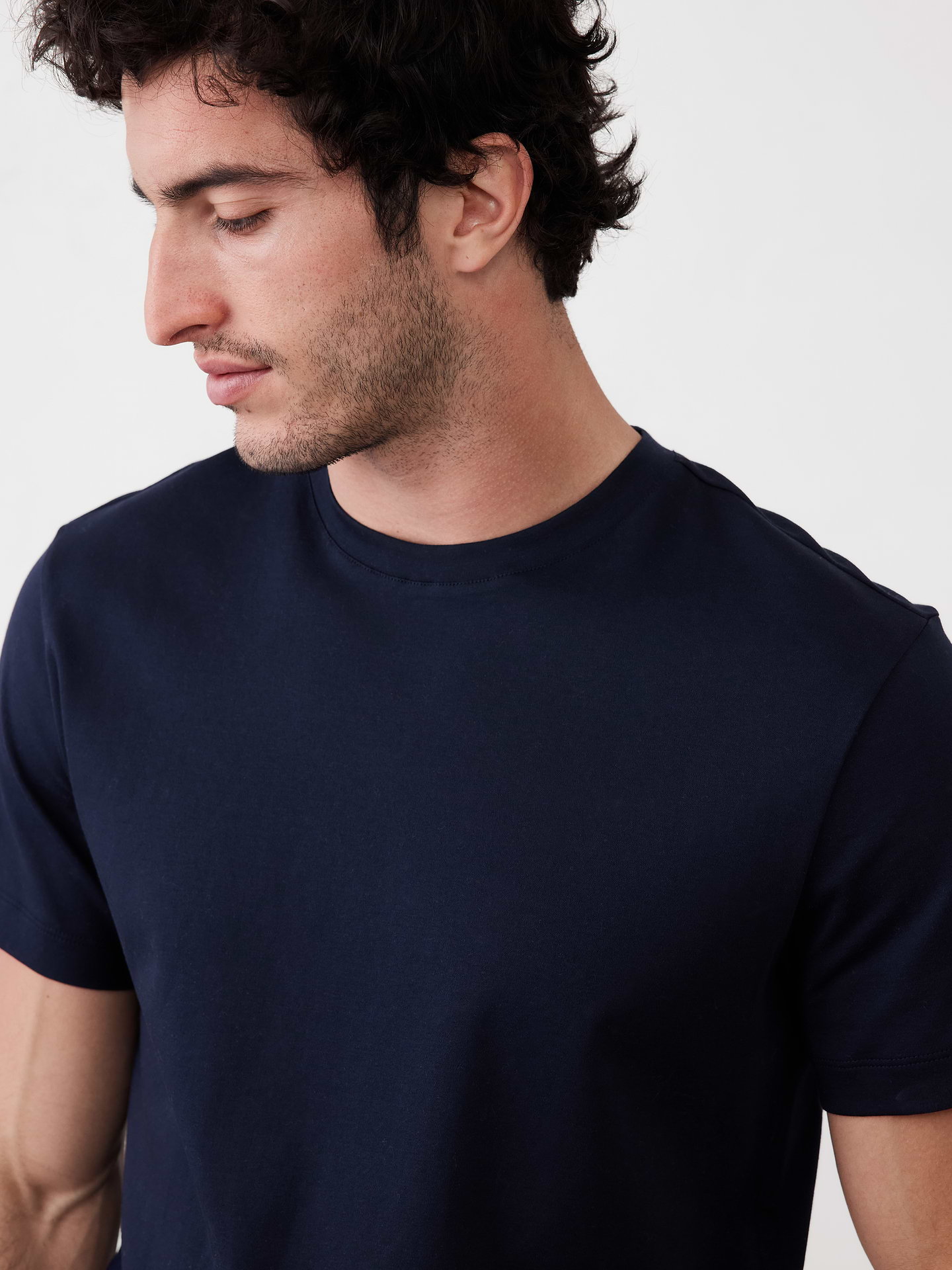 Image number 3 showing, Luxe Touch Crew-Neck T-Shirt