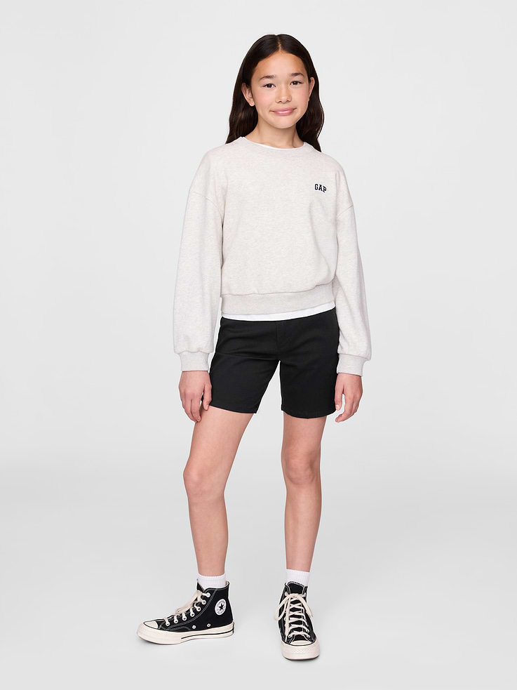 Image number 1 showing, Kids Uniform Midi Shorts