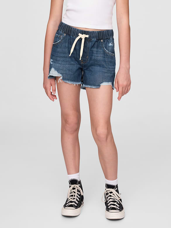 Kids Low Rise UltraSoft Stride Easy Denim Shorts