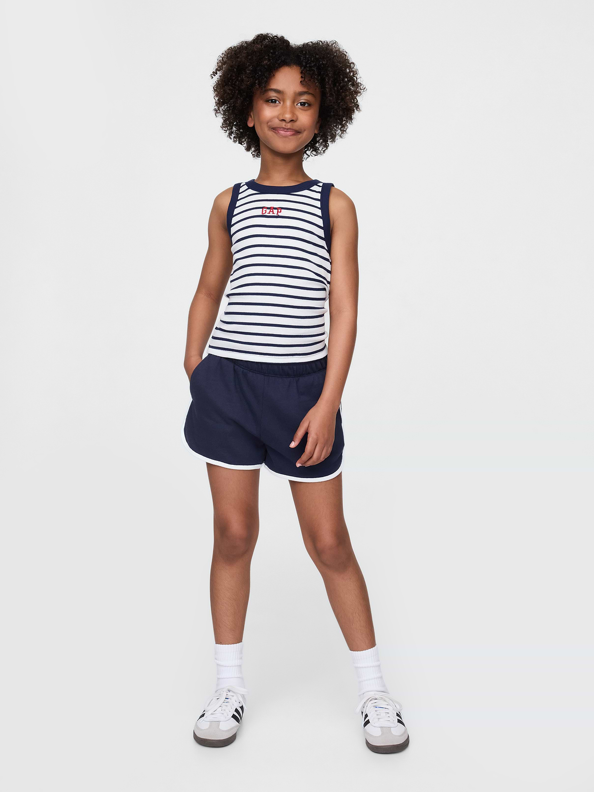 Kids VintageSoft Dolphin Sweat Shorts