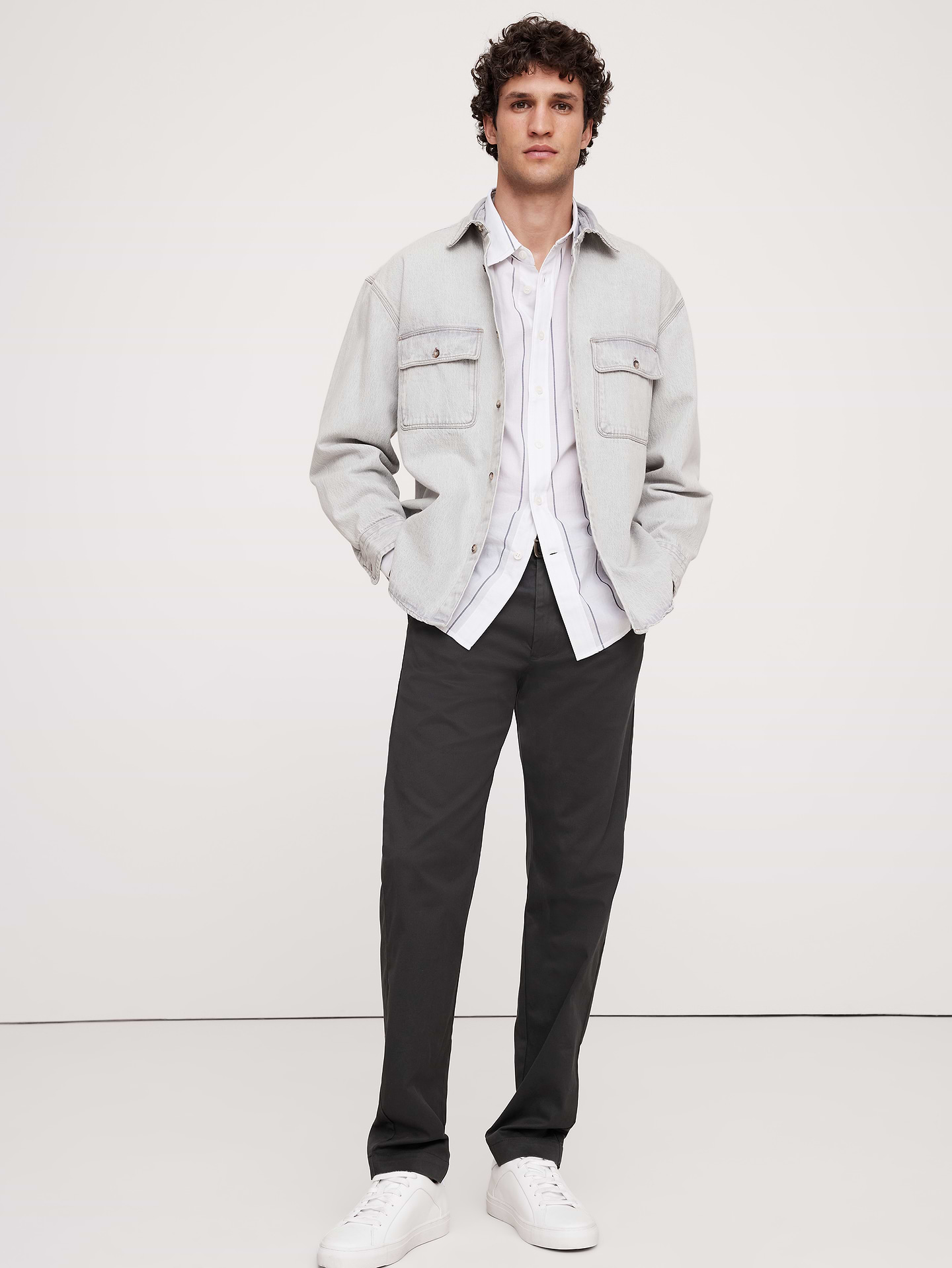 Image number 1 showing, Athletic Slim Stretch Chino