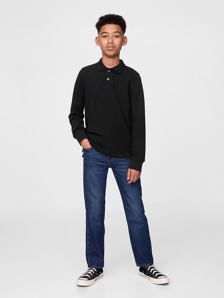 Image number 4 showing, Kids Organic Cotton Uniform Polo Shirt
