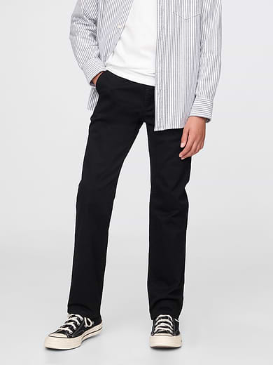 Image number 2 showing, Kids Uniform Stretch Straight Khakis