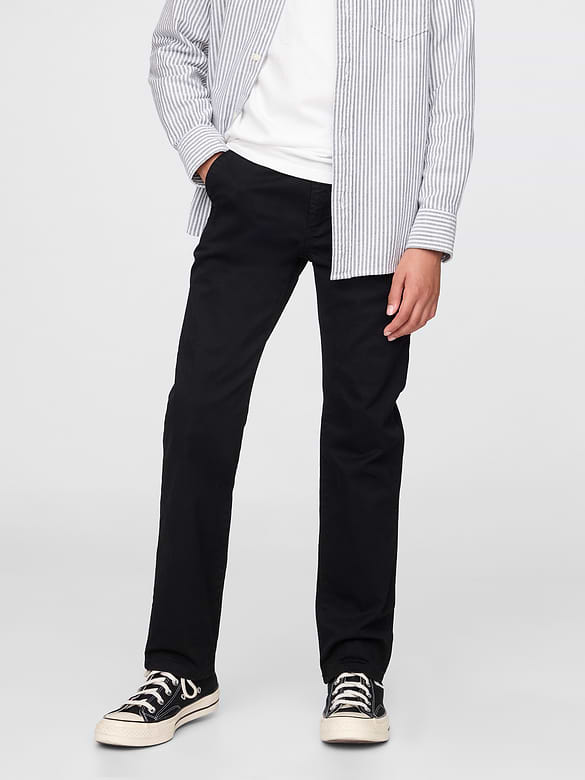 Kids Uniform Stretch Straight Khakis