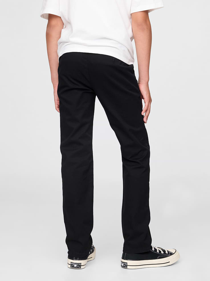 Image number 3 showing, Kids Uniform Stretch Straight Khakis
