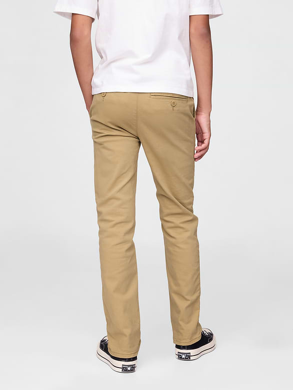 Kids Uniform Stretch Straight Khakis
