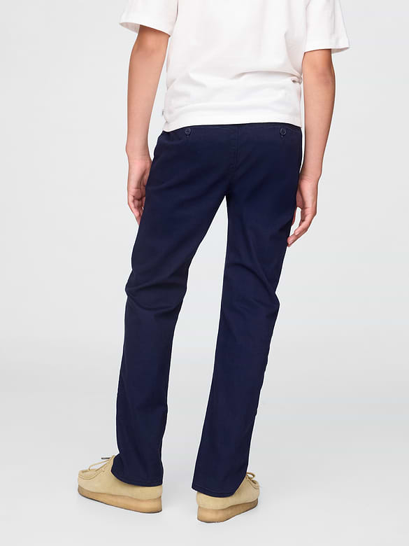 Kids Uniform Stretch Straight Khakis