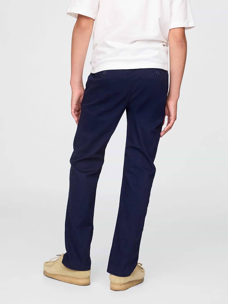 Image number 3 showing, Kids Uniform Stretch Straight Khakis